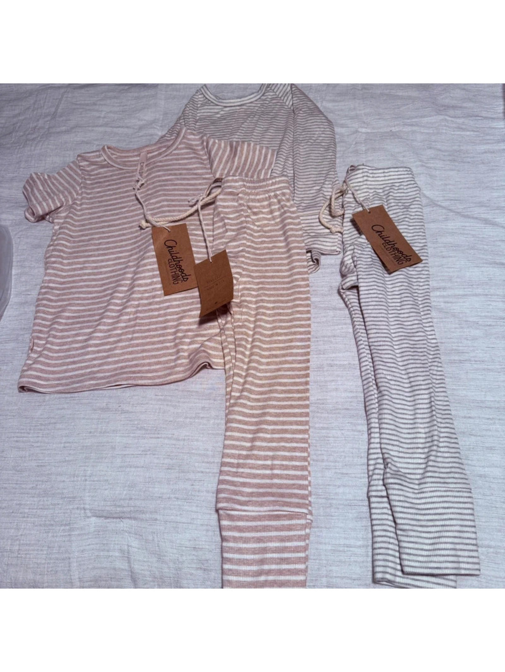 Childhoods clothing rib knit sets